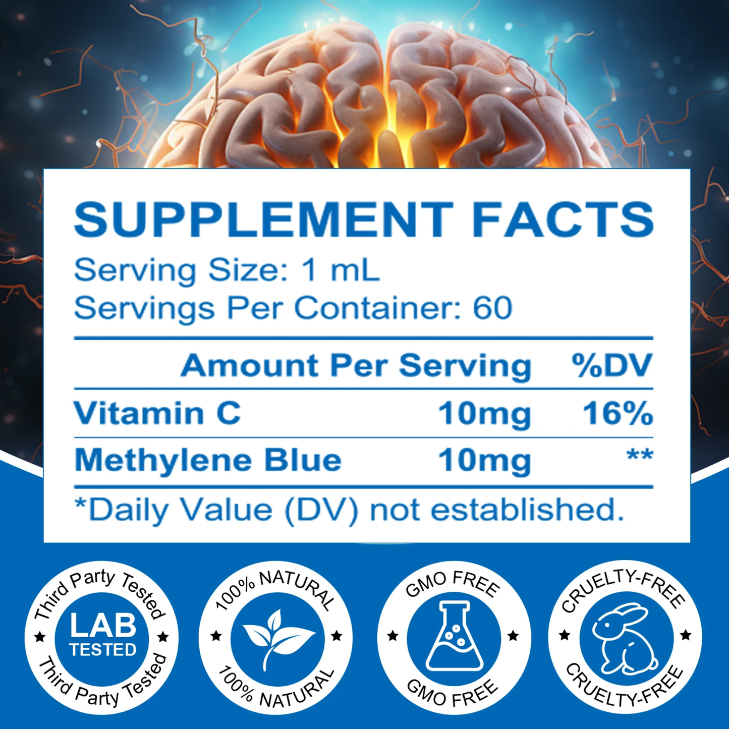 Solo Tree Methylene Blue 1% Solution USP Pharmaceutical Grade