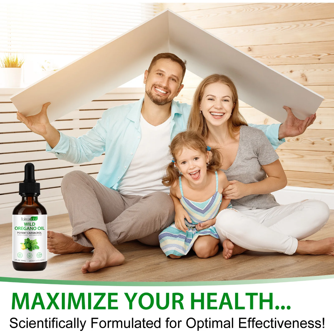 Acential Labs Wild Oregano Oil Liquid Drops – Immune Support, Digestive Health & Natural Antioxidant Herbal Extract