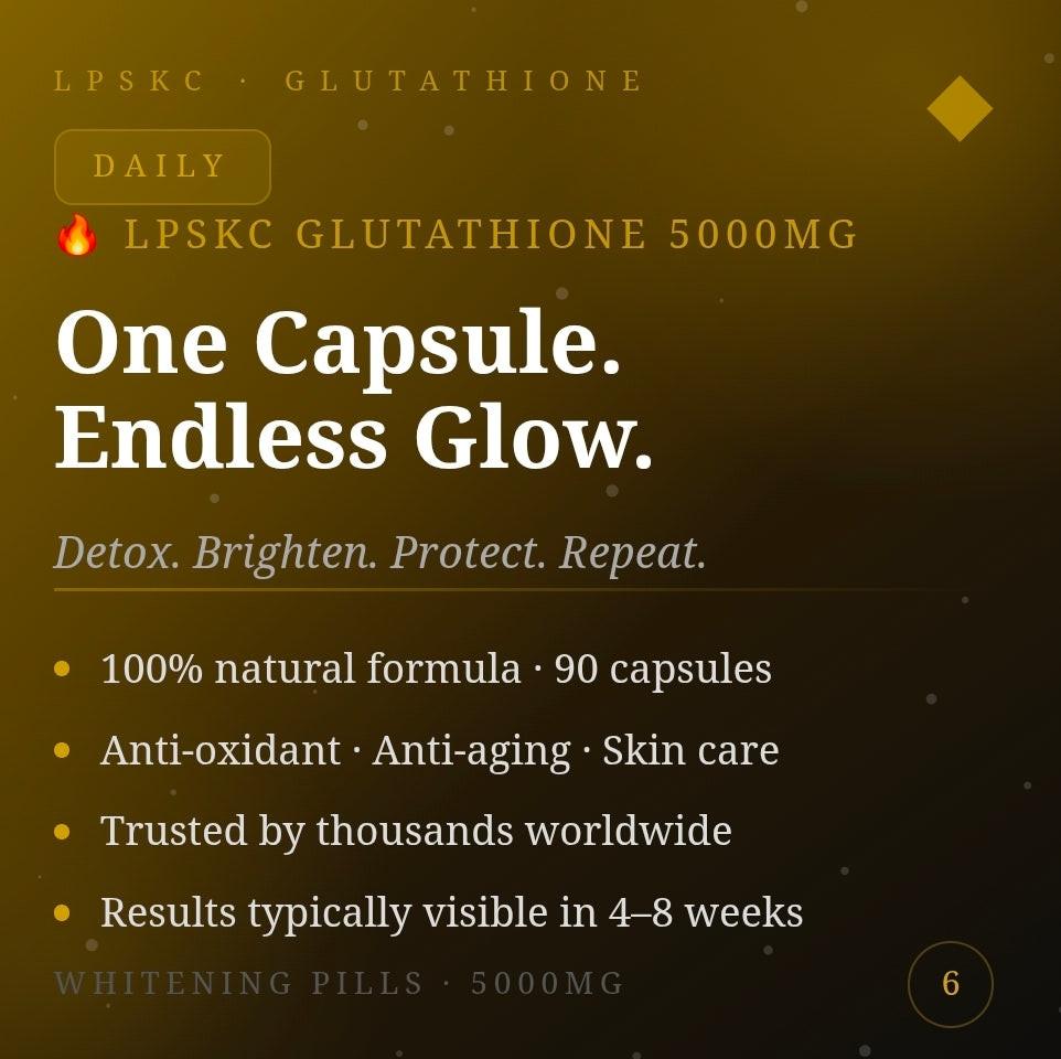 Glutathione Capsules — Skin Brightening & Radiant Glow