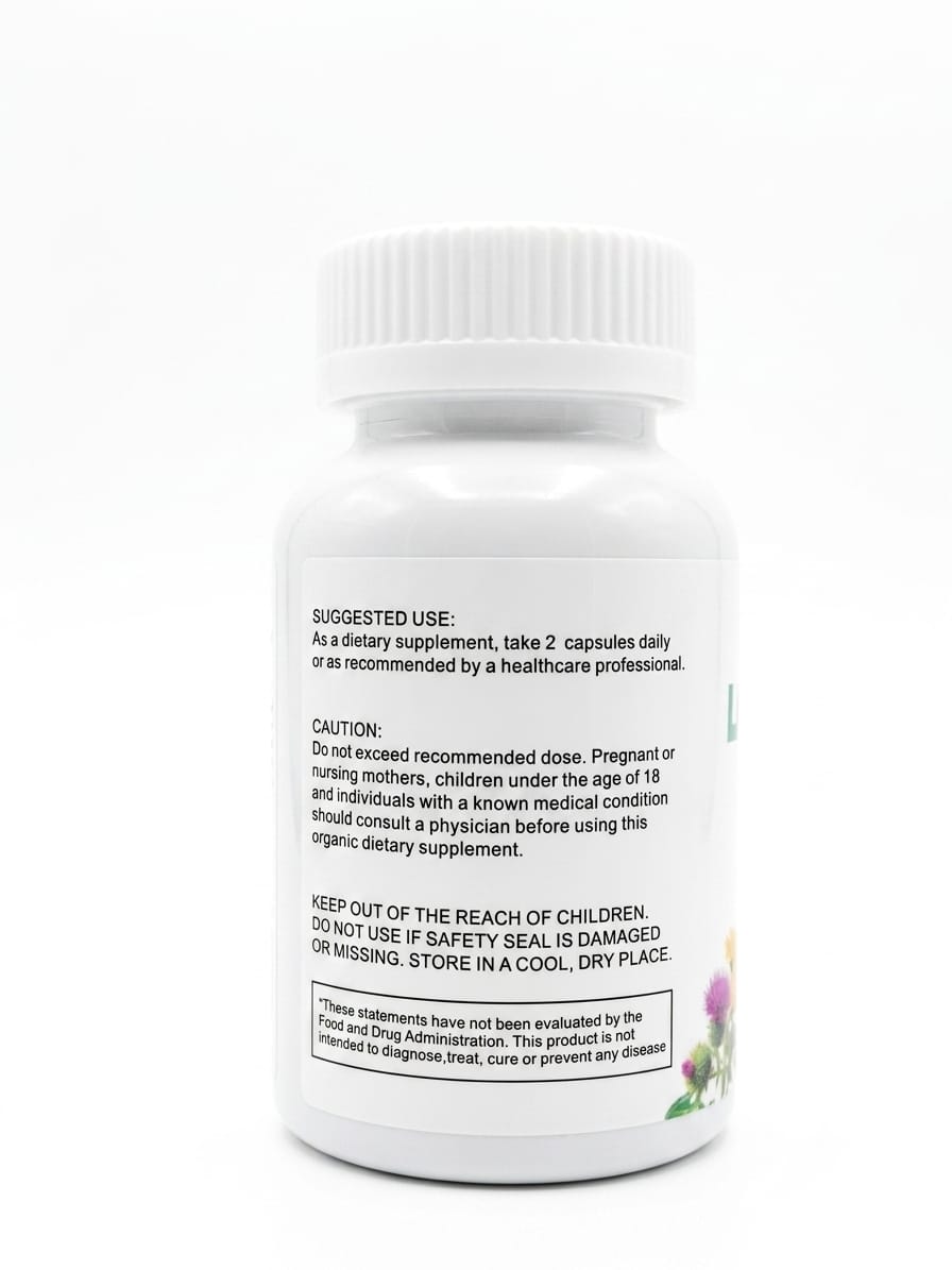 Health & Heal Liver Wellness Complex — Milk Thistle, TUDCA, NAC & Antioxidant Blend | 60 Vegetarian Capsules
