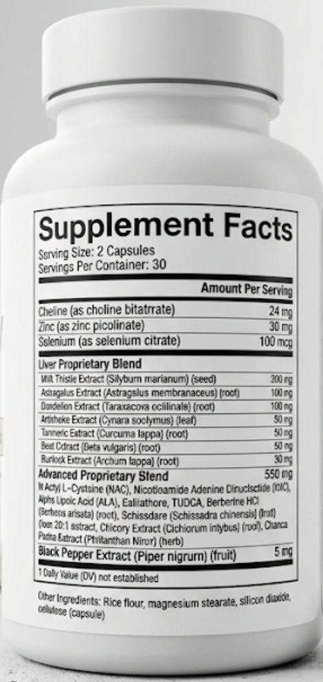 AegleWell Botanical Wellness Complex — 20-in-1 with Milk Thistle, TUDCA, NAC & Berberine | 60 Vegetarian Capsules