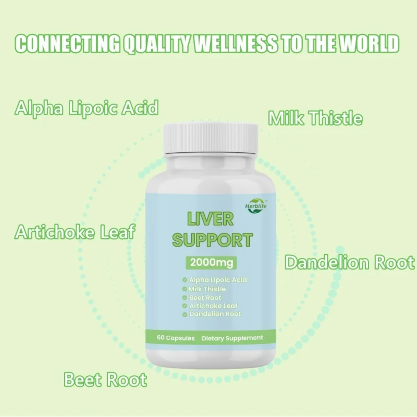 Herblife Liver Support 2000mg Capsules