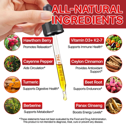 OneBotanic 9-in-1 Cayenne Pepper Liquid Drops