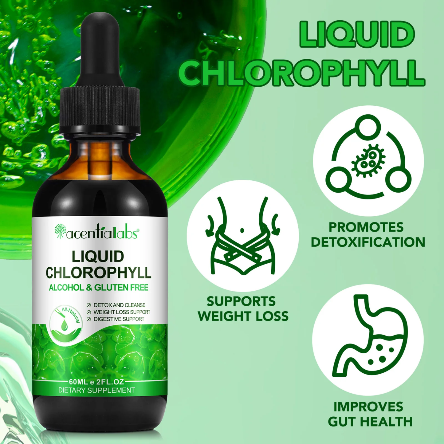 Acential Labs Liquid Chlorophyll 60ml