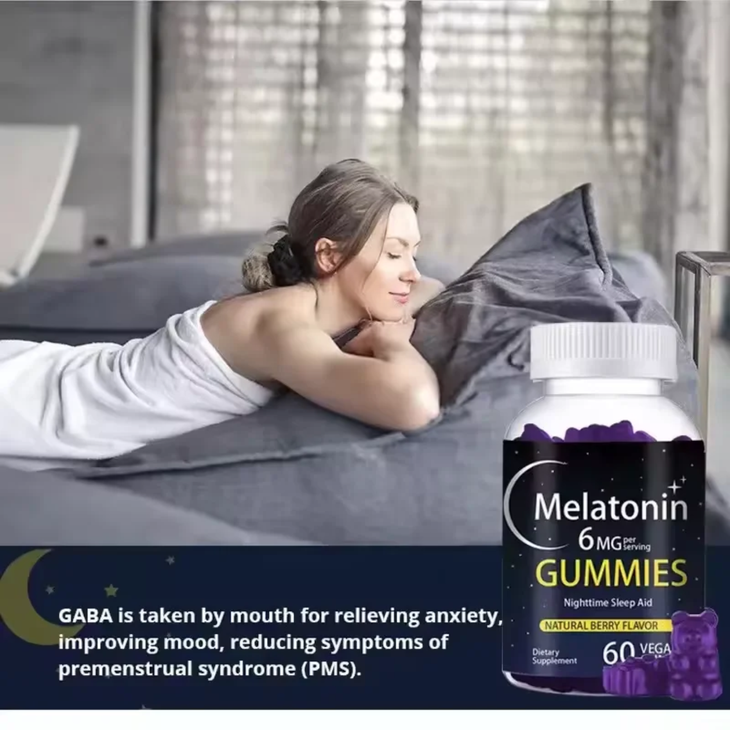 WellBody Melatonin Berry Flavor Gummies