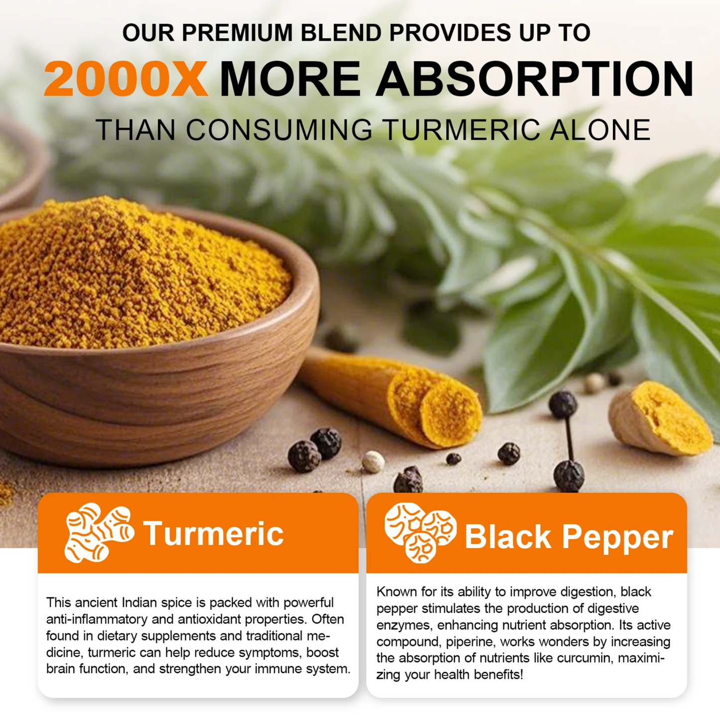 Acential Labs Turmeric & Ginger with Black Pepper