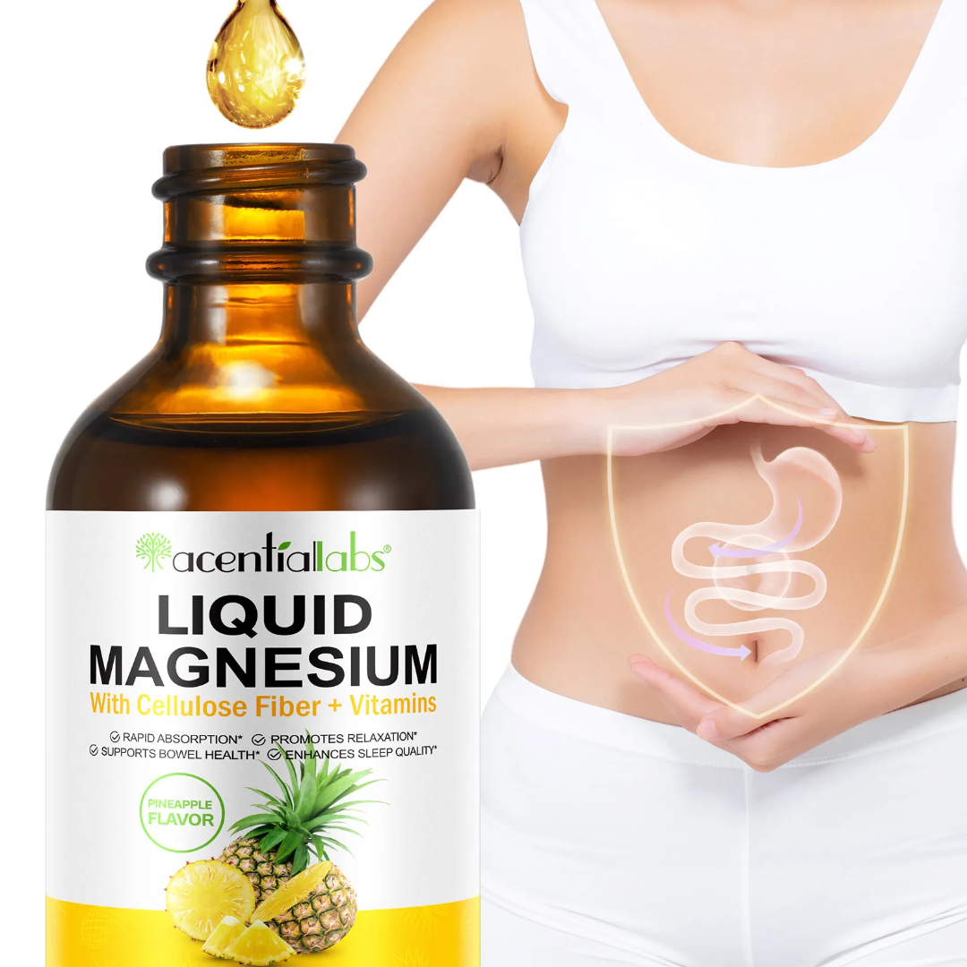 Acential Labs Liquid Magnesium 1000mg (Pineapple Flavor)