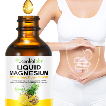Acential Labs Liquid Magnesium 1000mg (Pineapple Flavor)