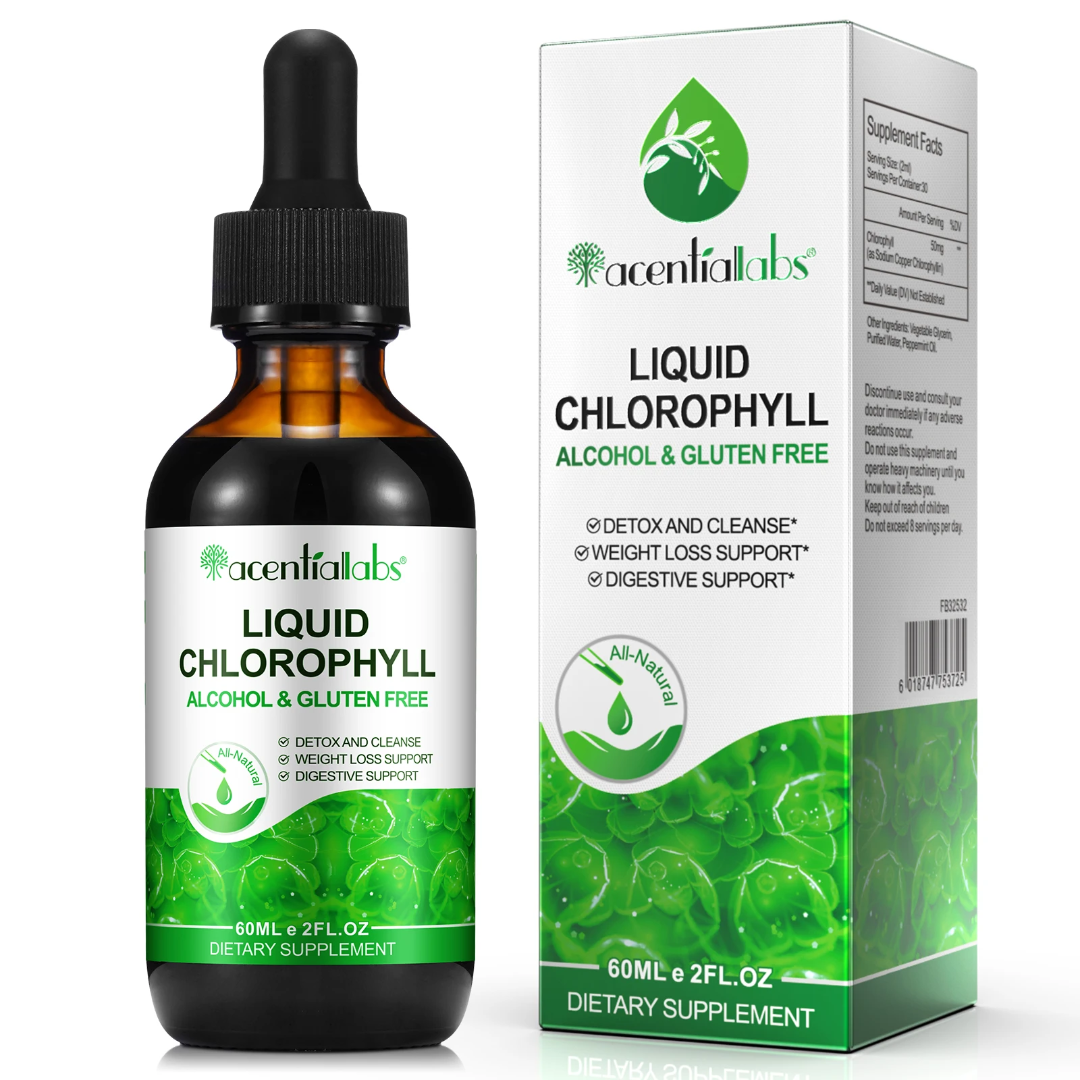 Acential Labs Liquid Chlorophyll 60ml — Daily Detox Drops