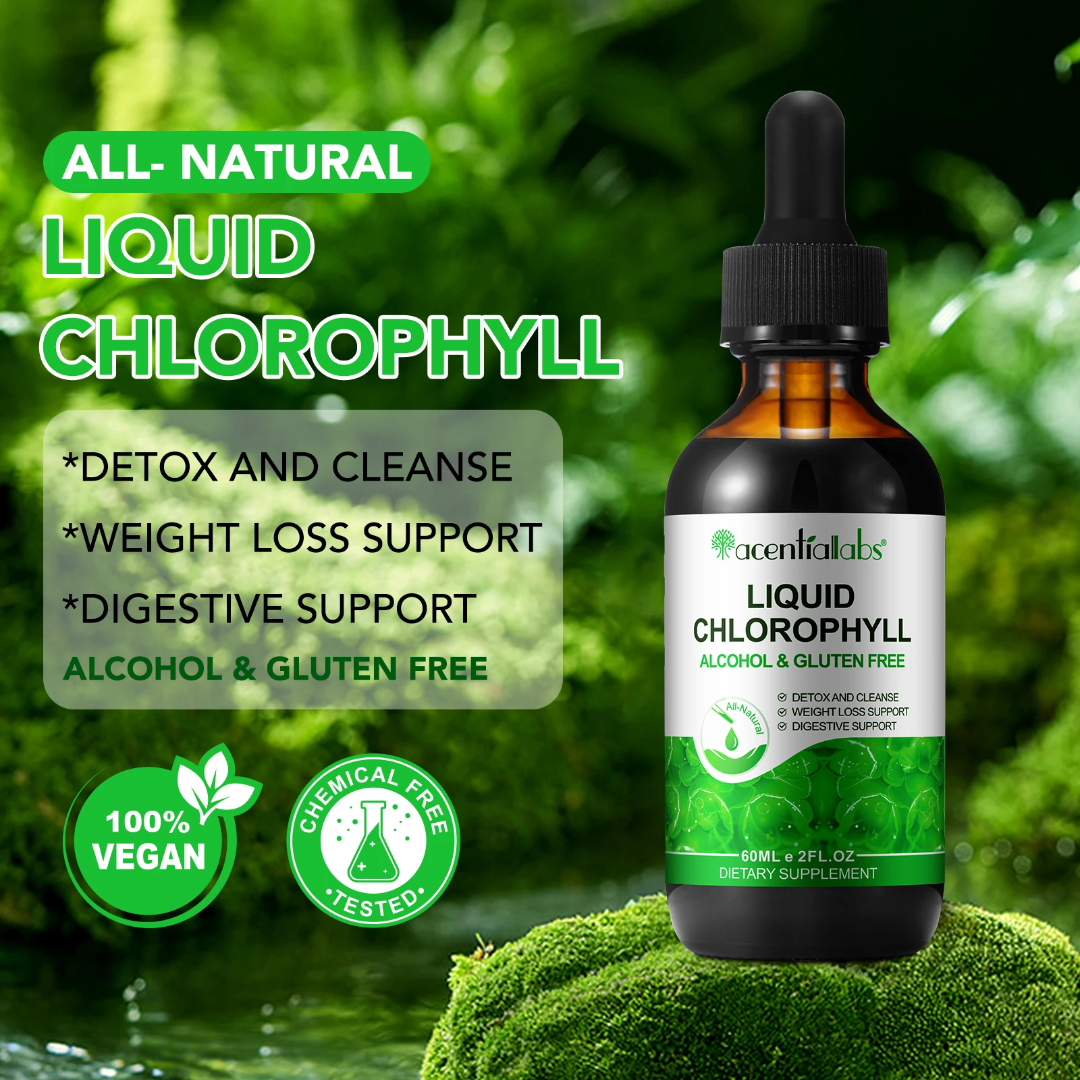 Acential Labs Liquid Chlorophyll 60ml — Daily Detox Drops