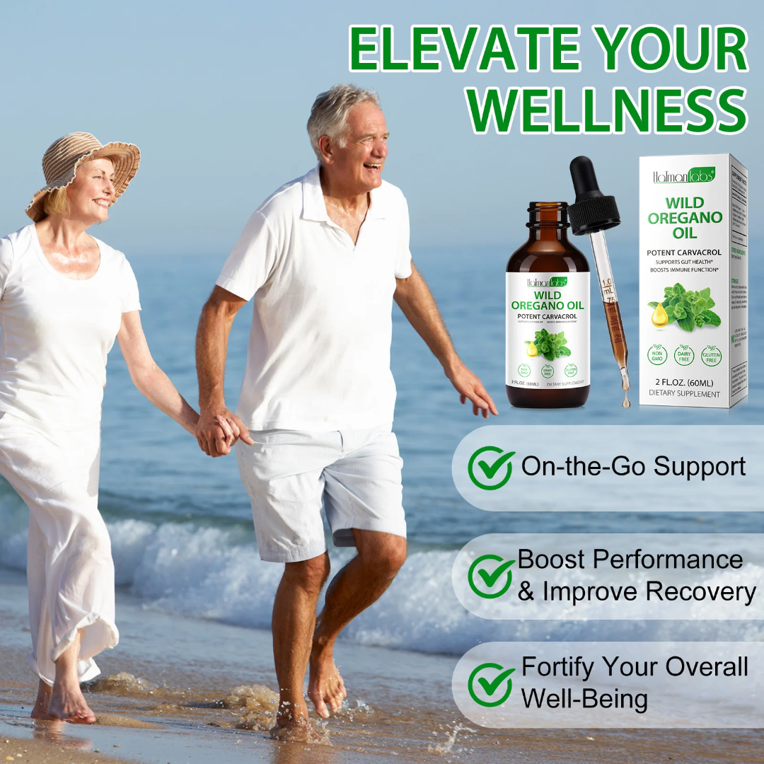 Acential Labs Wild Oregano Oil Liquid Drops – Immune Support, Digestive Health & Natural Antioxidant Herbal Extract