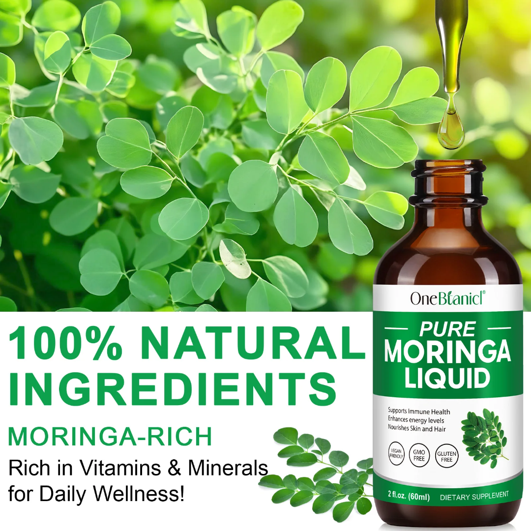 OneBotanic Pure Moringa Drops — Energy & Immune Support
