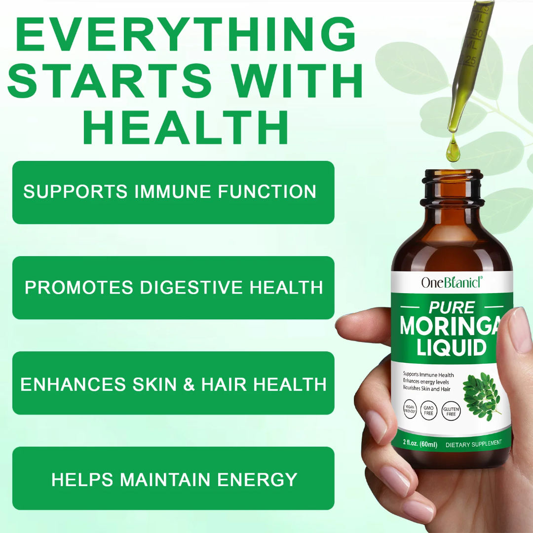 OneBotanic Pure Moringa Drops — Energy & Immune Support