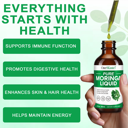 OneBotanic Pure Moringa Drops — Energy & Immune Support