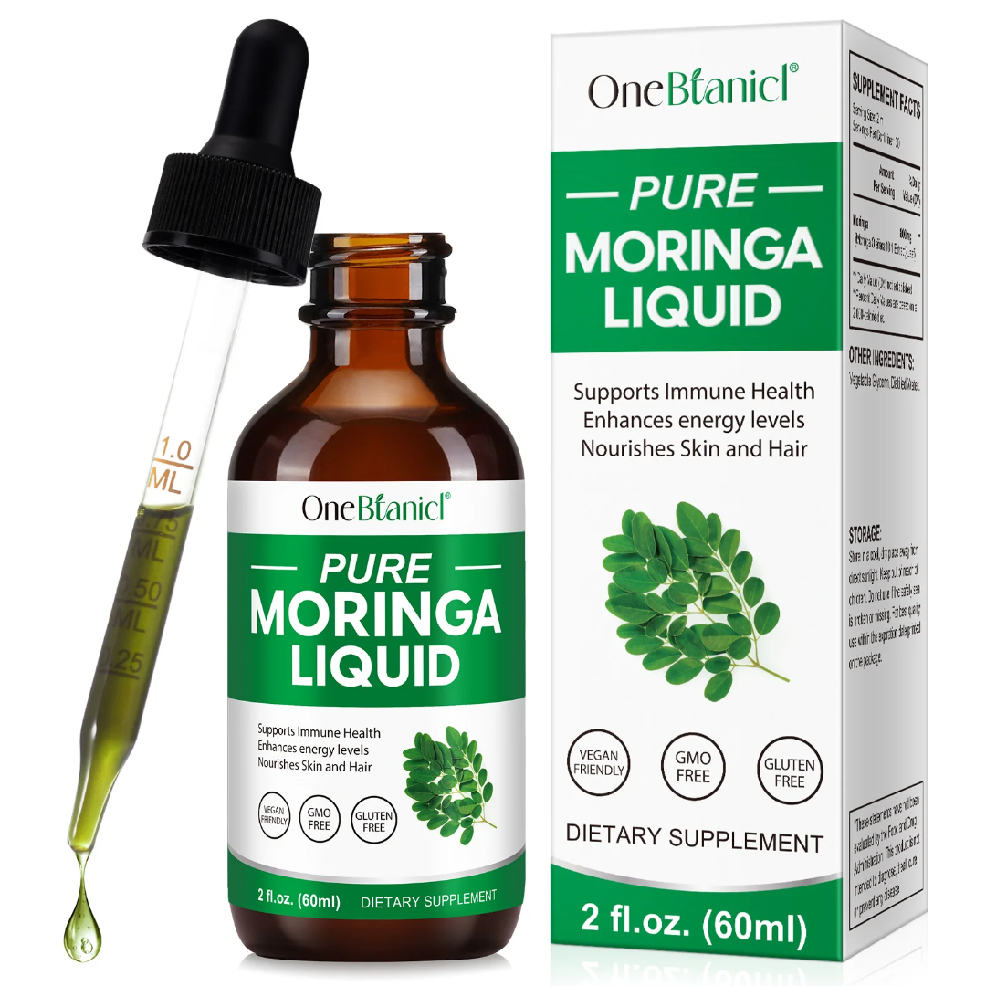 OneBotanic Pure Moringa Drops — Energy & Immune Support