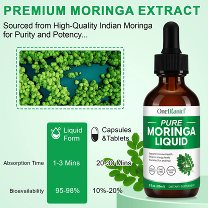 OneBotanic Pure Moringa Drops — Energy & Immune Support