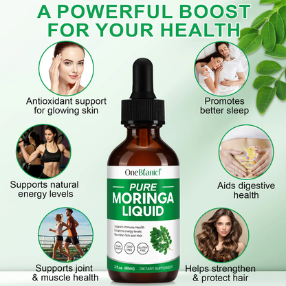 OneBotanic Pure Moringa Drops — Energy & Immune Support