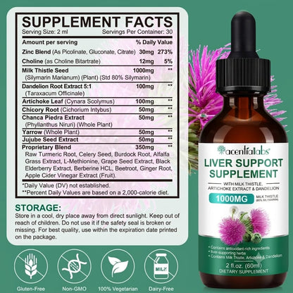 Milk Thistle Liquid Drops | 60mL AU