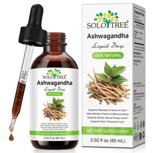 Solo Tree Ashwagandha Liquid Drops — Natural Stress & Energy Wellness Support