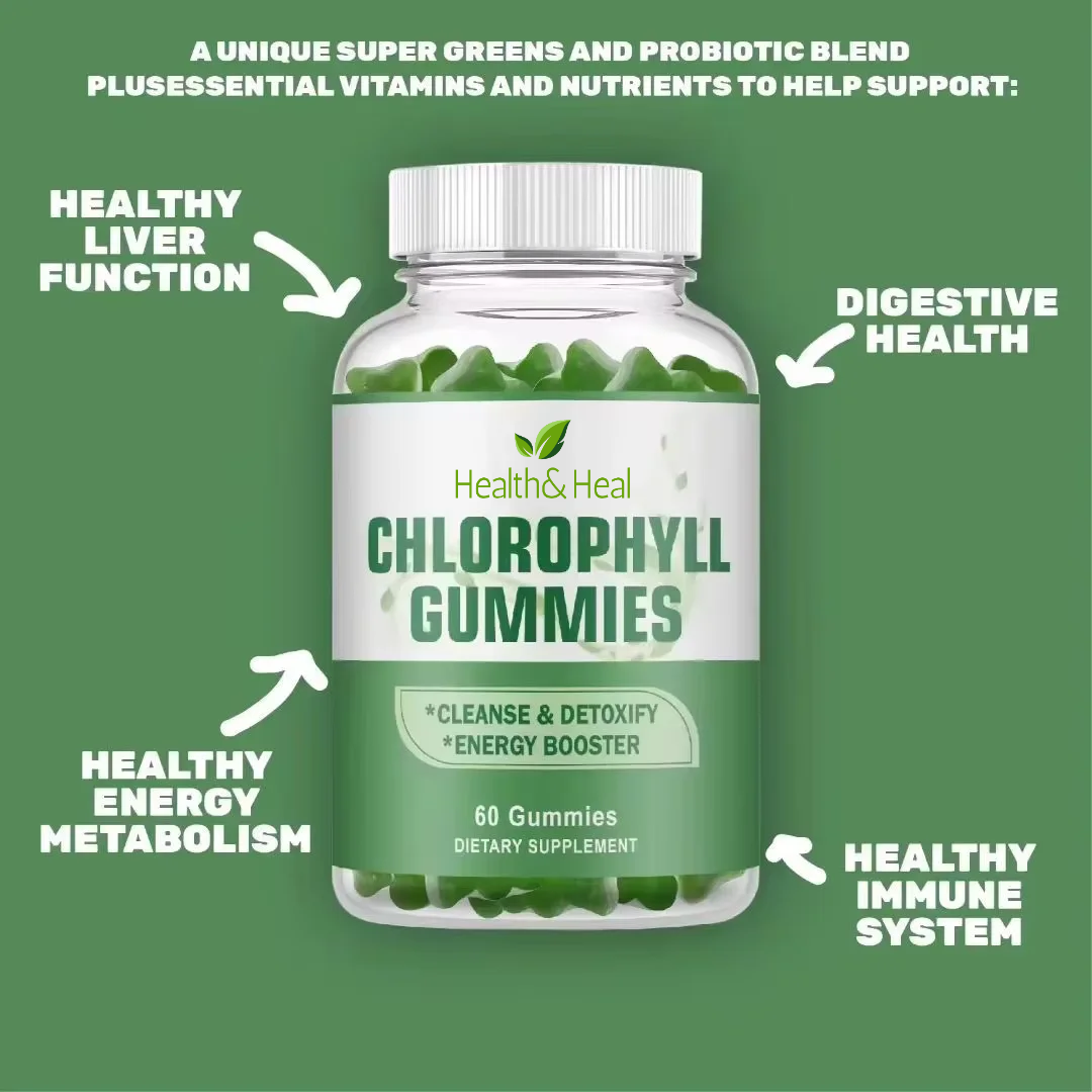 Health & Heal Chlorophyll Gummies — Detox & Gut Health