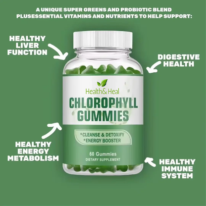 Health & Heal Chlorophyll Gummies — Detox & Gut Health