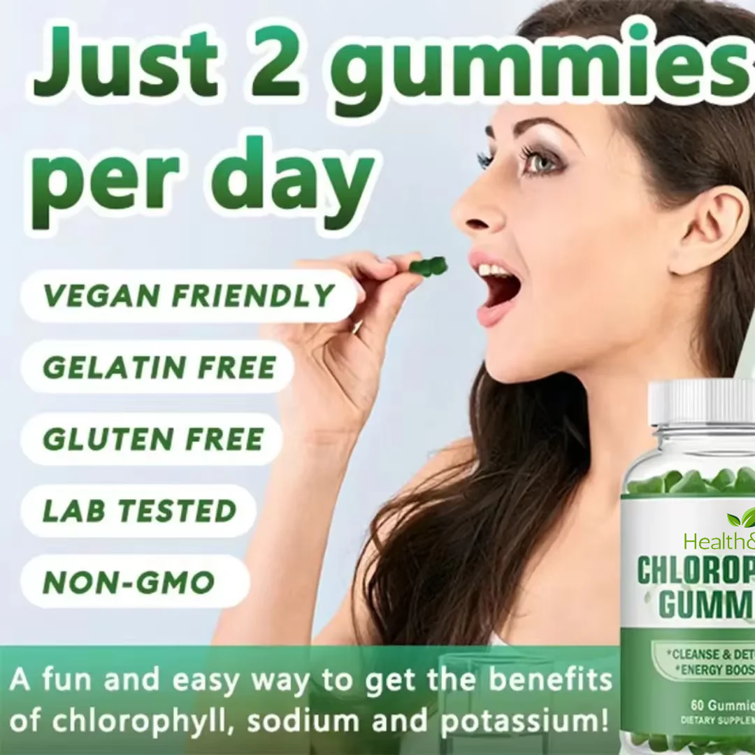 Health & Heal Chlorophyll Gummies — Detox & Gut Health