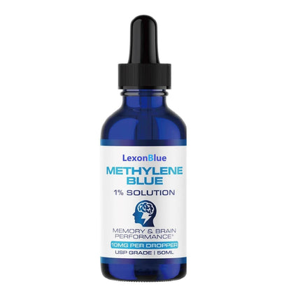 LexonBlue Methylene Blue Drops 1% USP Grade  — Focus & Cellular Energy