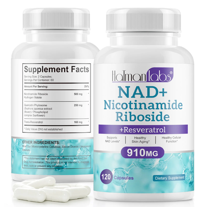 Halman Labs NAD+ Riboside + Resveratrol — Cellular Energy