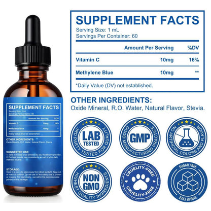 OneBotanic Methylene Blue 1% Drops 60ml — Brain & Focus