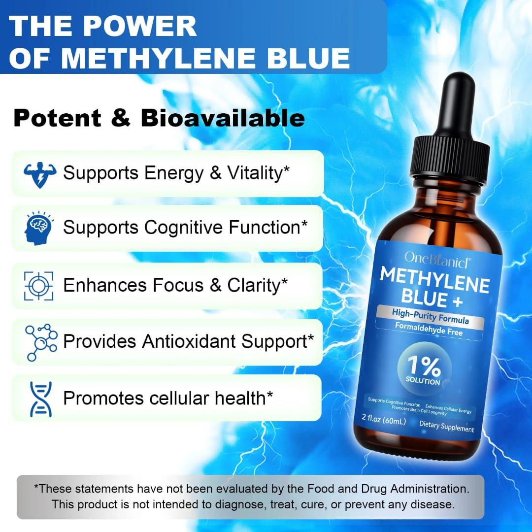 OneBotanic Methylene Blue 1% Drops 60ml — Brain & Focus