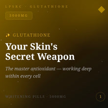 Glutathione Capsules for Skin Brightening | Radiant Glow, Even Tone & Antioxidant Beauty Support