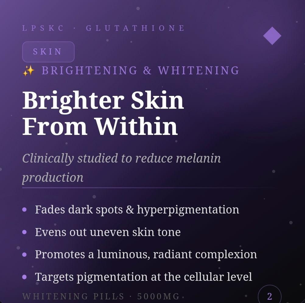Glutathione Capsules — Skin Brightening & Radiant Glow