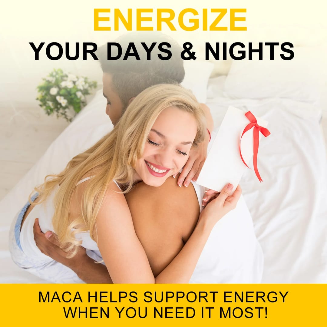 ArtoaLabs Maca 1900mg Extra Strength — Black, Red & Yellow Maca Vitality & Hormonal Wellness Capsules | 60 Capsules