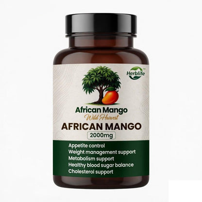 African Mango Seed Extract 1000mg Capsules — Metabolic Support (Irvingia Gabonensis)
