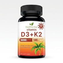 Vitamin D3 + K2 5000 IU Softgels — Bone & Immune Support