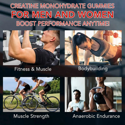 Acential Labs Creatine Monohydrate Gummies — Strawberry