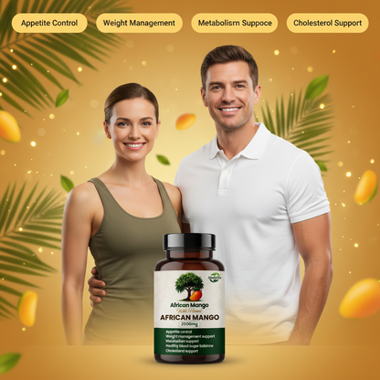 African Mango Seed Extract 1000mg Capsules — Metabolic Support (Irvingia Gabonensis)
