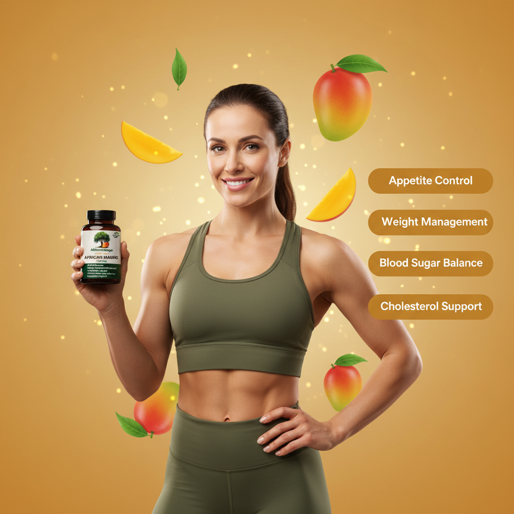 African Mango Seed Extract 1000mg Capsules — Metabolic Support (Irvingia Gabonensis)