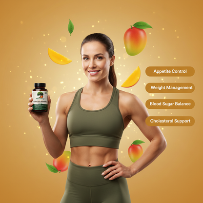 African Mango Seed Extract 1000mg Capsules — Metabolic Support (Irvingia Gabonensis)