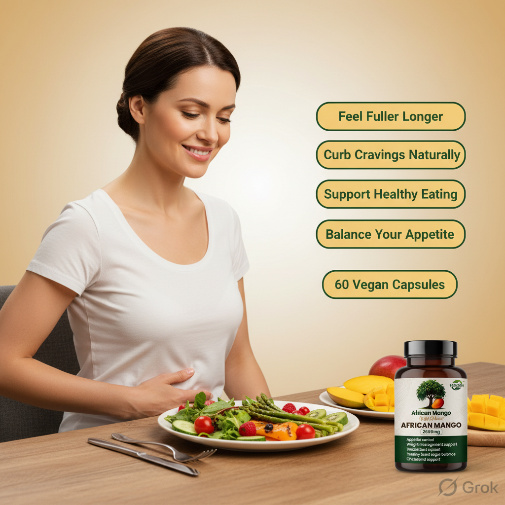 African Mango Seed Extract 1000mg Capsules — Metabolic Support (Irvingia Gabonensis)
