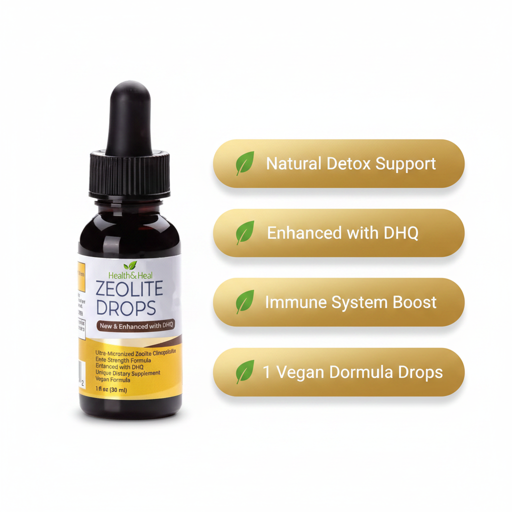 Zeolite + DHQ Drops — Ultra-Micronized Detox Support