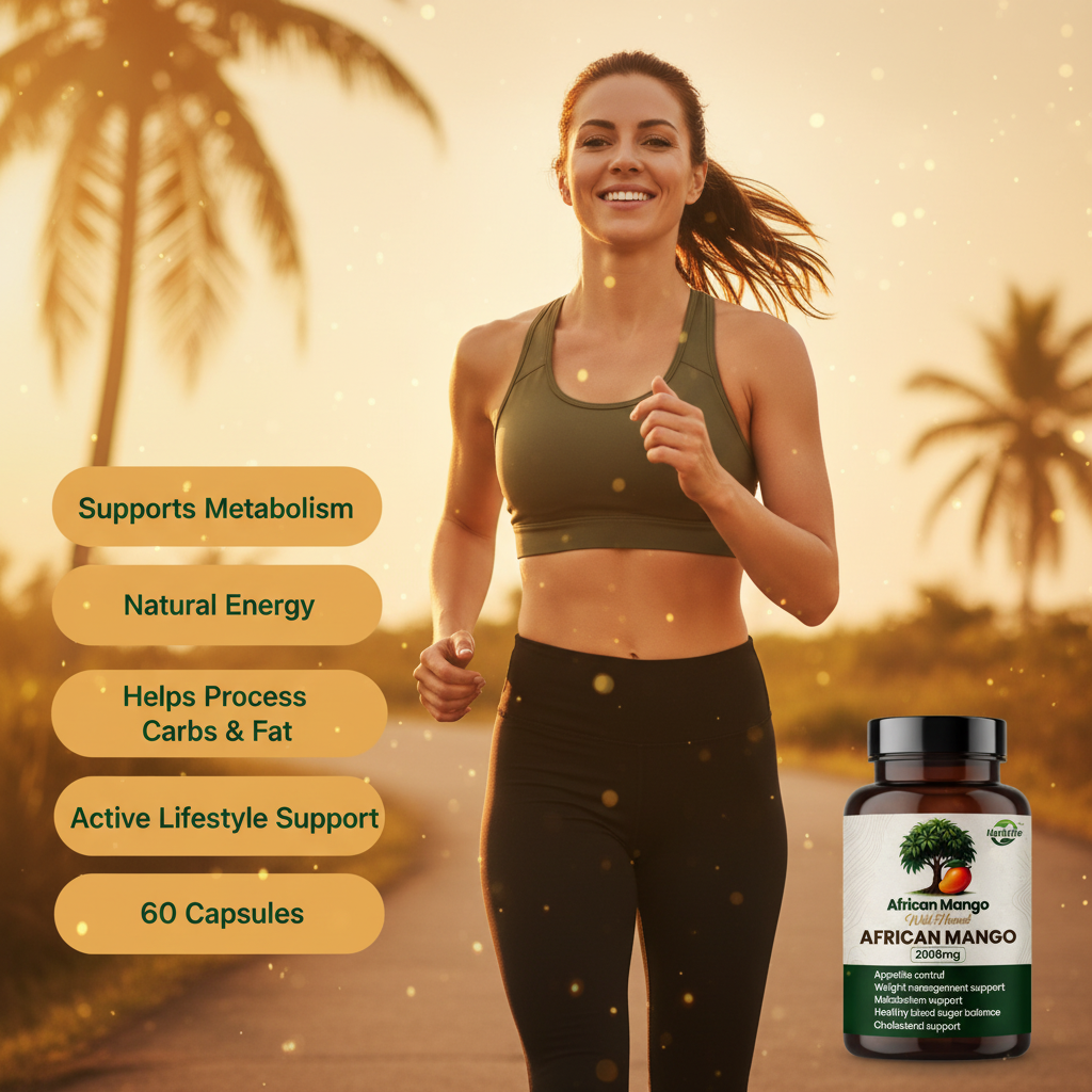 African Mango Seed Extract 1000mg Capsules — Metabolic Support (Irvingia Gabonensis)