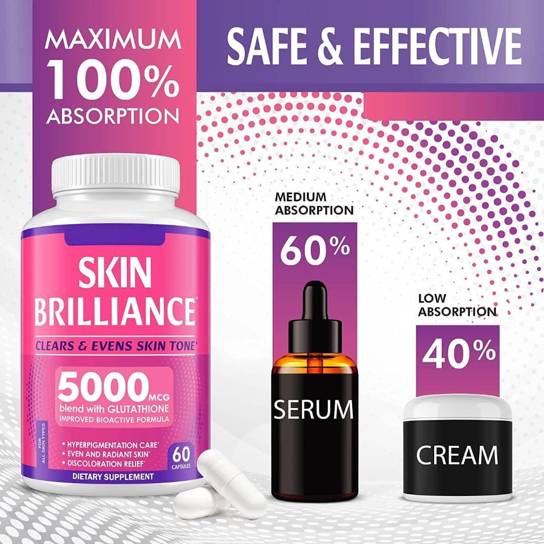 Glutathione Capsules — Skin Brightening & Radiant Glow