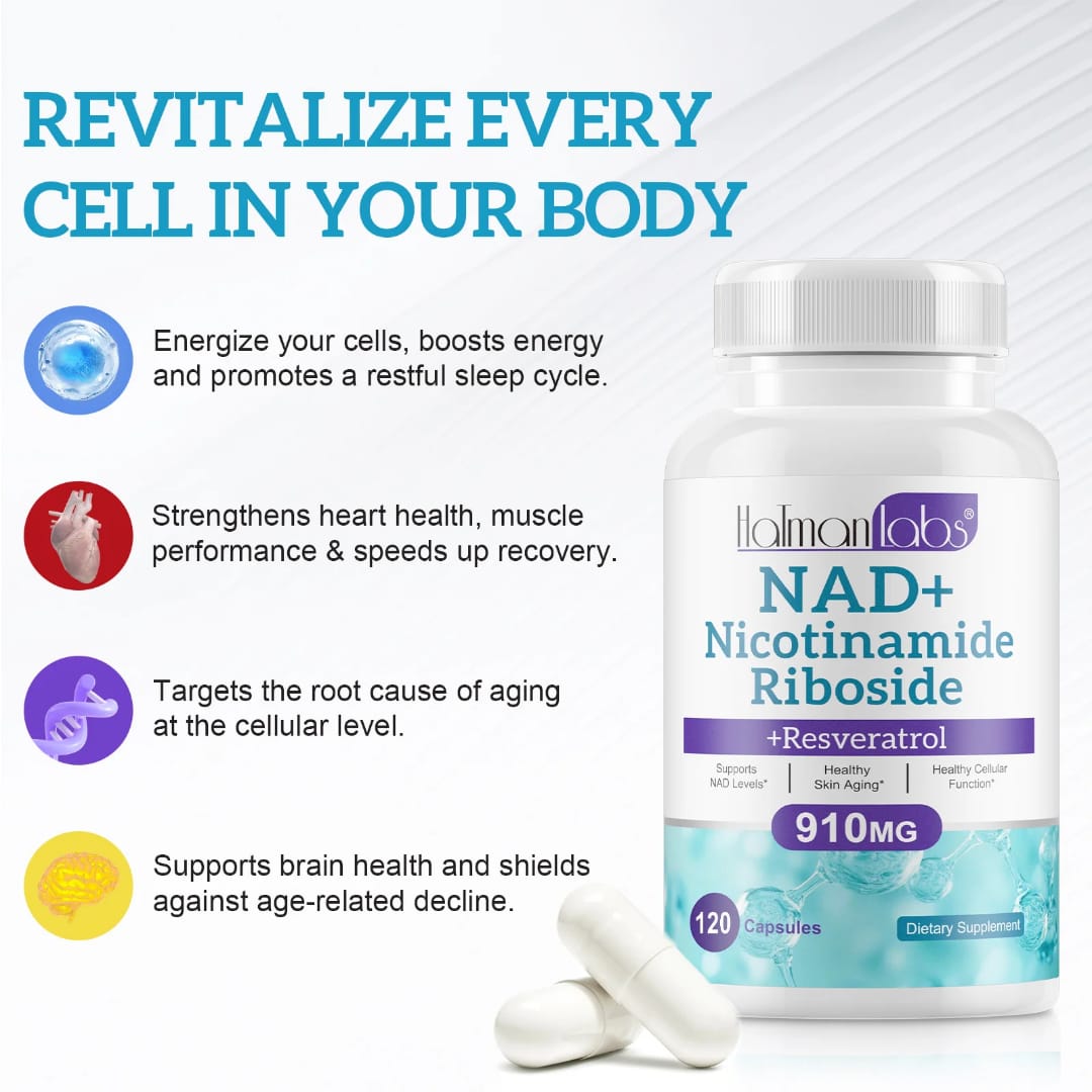 Halman Labs NAD+ Riboside + Resveratrol — Cellular Energy