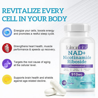 Halman Labs NAD+ Riboside + Resveratrol — Cellular Energy