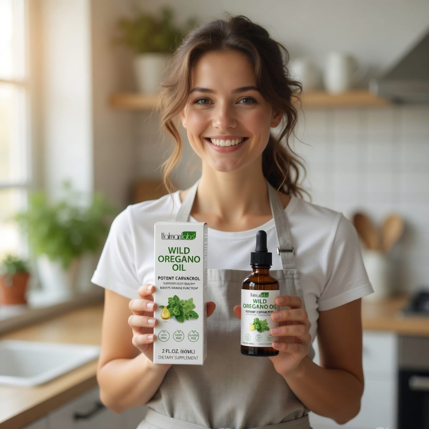 Acential Labs Wild Oregano Oil Liquid Drops – Immune Support, Digestive Health & Natural Antioxidant Herbal Extract