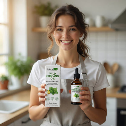 Acential Labs Wild Oregano Oil Liquid Drops – Immune Support, Digestive Health & Natural Antioxidant Herbal Extract