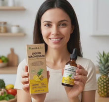 Acential Labs Liquid Magnesium 1000mg – High-Absorption Ionic Magnesium Supplement | Muscle Recovery, Sleep & Stress Support | Pineapple Flavor