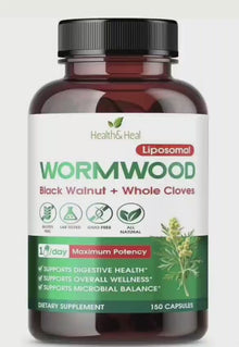 Liposomal Wormwood + Black Walnut + Clove — Gut Cleanse