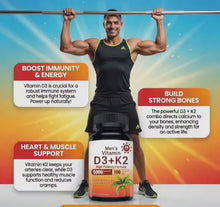 Vitamin D3 + K2 5000 IU (MK-7) – Bone, Heart & Immune Support Supplement | Calcium Absorption Formula with Coconut Oil Softgels